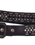 Red Monkey Design - "LOVE GUN" Studded Belt in Black Buffalo