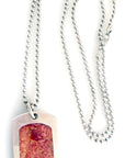 MARCOS - "DOGTAG with INLAID BLOODWOOD" - Large