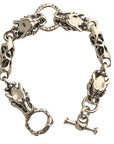 DOUBLE CROSS by Travis Walker - "GARGOYLE" Bracelet in Sterling Silver