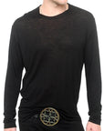 Men's Marcelo Pequeno - "RAFAEL" Long Sleeved Raglan Shirt in Black