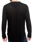 Men's Marcelo Pequeno - "UNION JACK" Long Sleeved Shirt in Black