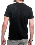 Men's RA-RE - "BELFAGOR" T-Shirt with Black Leather Accents