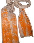 Junker Designs - "SOLDIERS" Scarf in Charcoal Wash