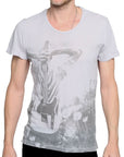 Men's RA-RE - "Von BERGMANN" Ultra-Lux T-Shirt in Light Lilac