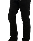 Men's ROCKSTAR Sushi - "JAX" Biker Pants in Black Twill