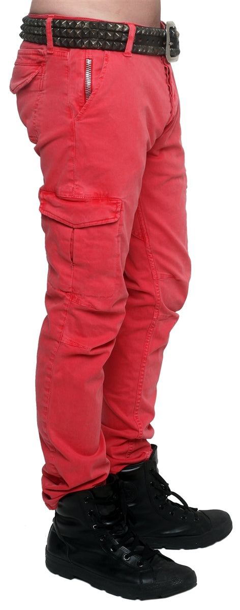 Men's ROCKSTAR sushi - BRICK RED Cargo Pants – J. Ransom LA