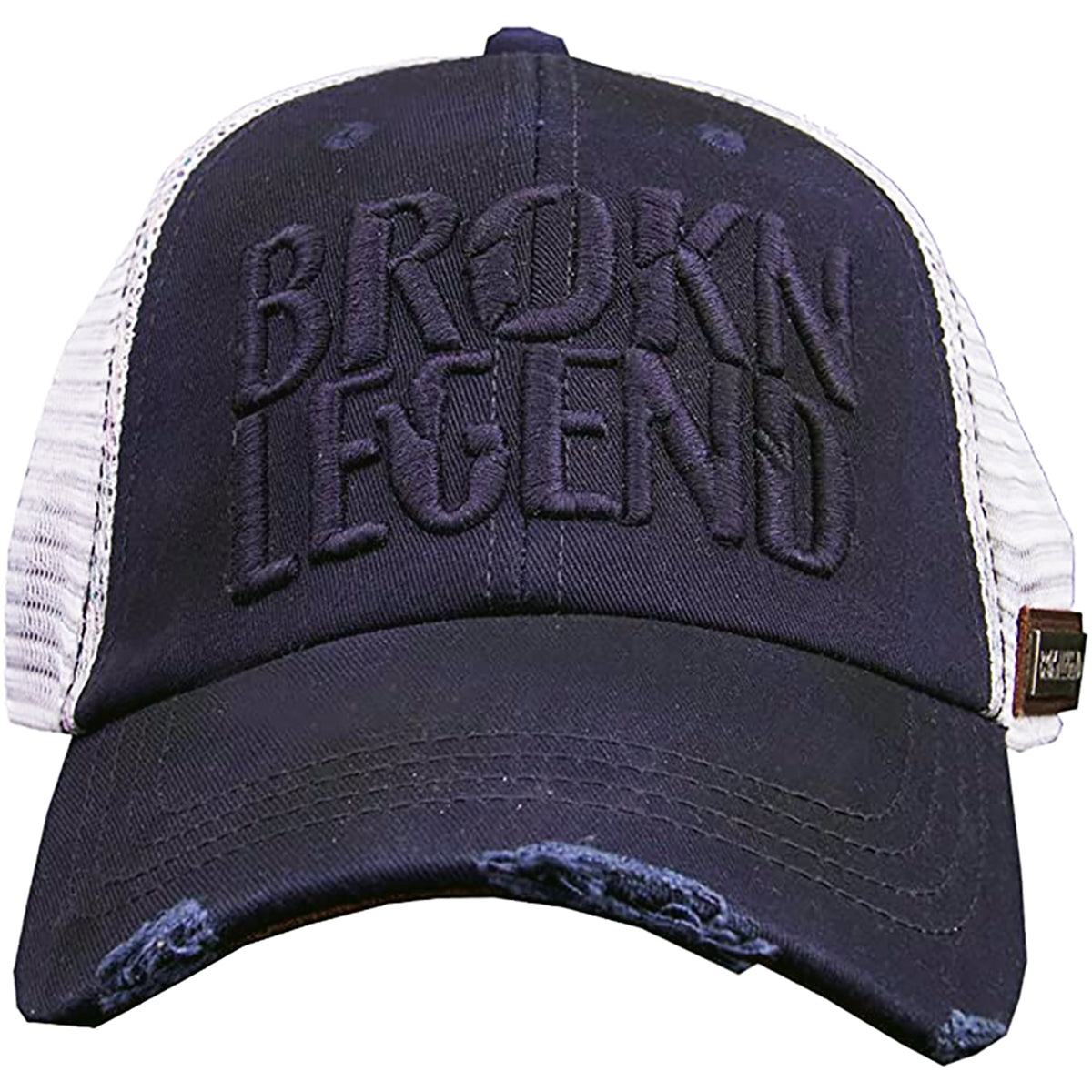Brokn Legend - &quot;LOGO TRUCKER&quot; Hat in Dark Blue