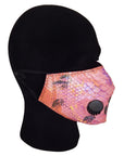 Anton -PINK GRAFFITI PYTHON COVID MASK in PINK