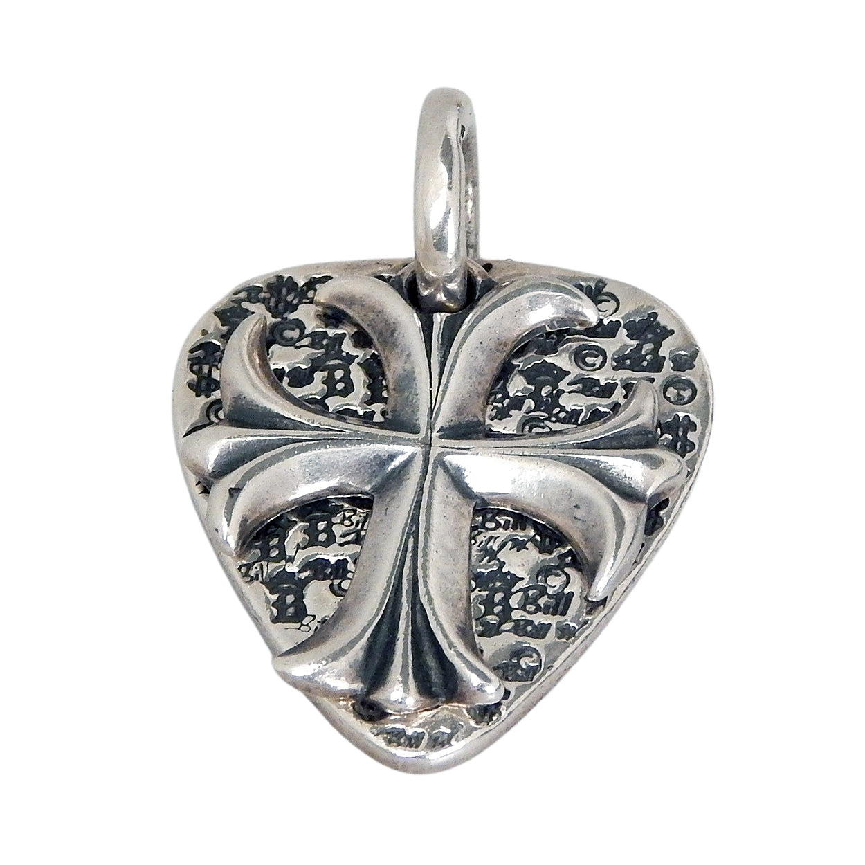 Bill Wall - &quot;CROSS and GUITAR PICK&quot; Pendant in Sterling Silver