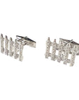 Coco & Om - "THE MANOR" Diamond Cuff Links in White Gold