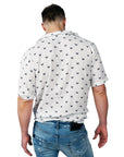 elevenPARIS - "BUTTERFLIES" Short Sleeve Button Down Shirt