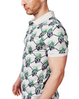 elevenPARIS - "PINEAPPLE" Polo Shirt in Nimbus Cloud
