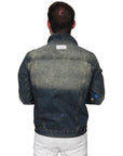 DAMIAN ELWES - "Number 26" - Hand Painted Denim Jacket by Damian Elwes