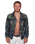 DAMIAN ELWES - "Number 26" - Hand Painted Denim Jacket by Damian Elwes