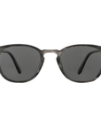 Garrett Leight - "KINNEY" Sunglasses in G.I. Tortoise Frames and Grey Polarized Lenses
