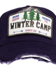 BROKN LEGEND - "WINTER CAMP" Hat in Dark Purple