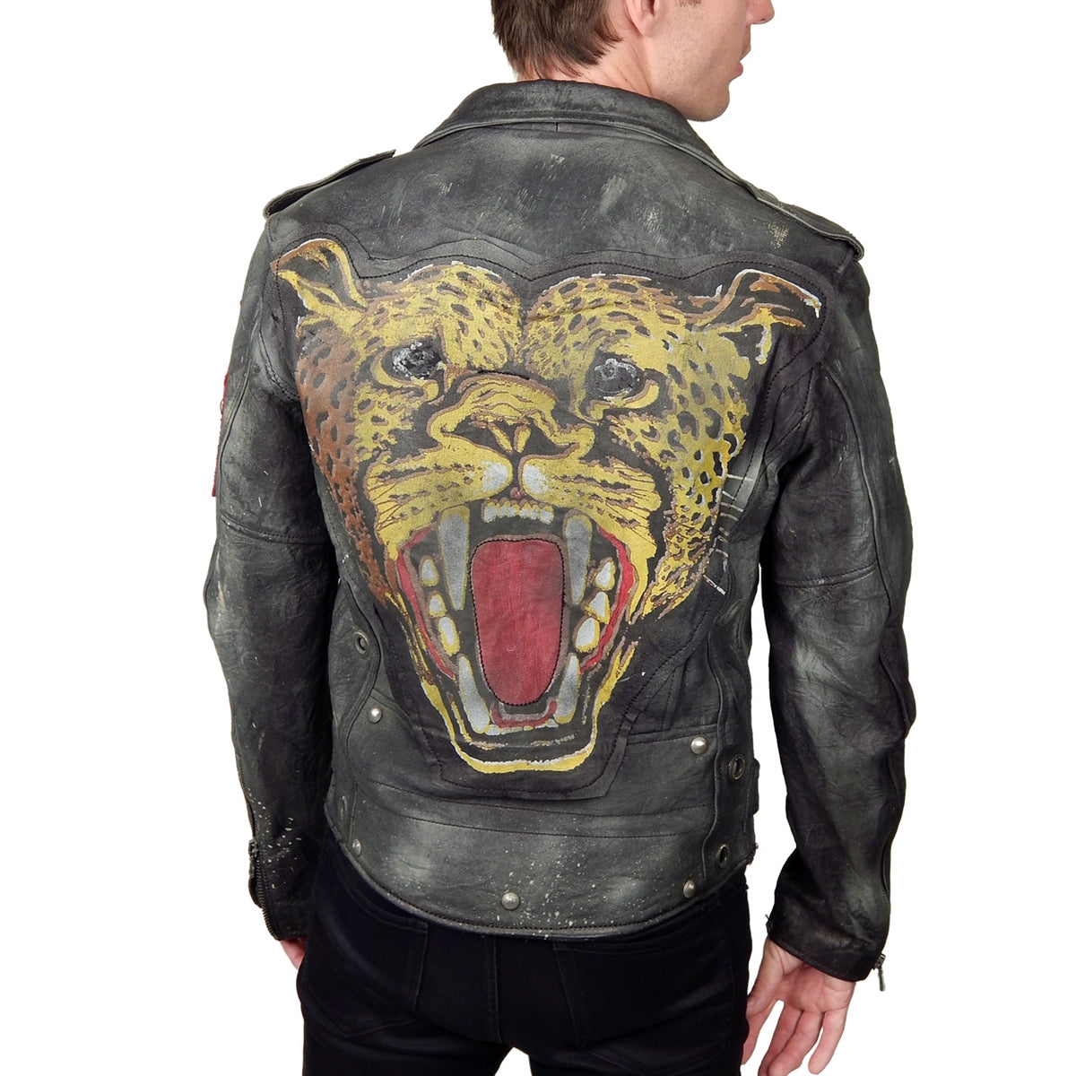 JUNKER DESIGNS - &quot;THE CARNIVORE&quot; Exclusive Leather Biker Jacket