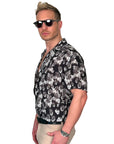 Men's John Richmond - "ROSES & RICHMOND" Short Sleeved Shirt
