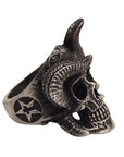 JUNKER DESIGNS - "TENTACLE SKULL" Ring in Pewter