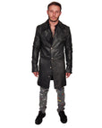Men's JUNKER DESIGNS - "CAMERON" Custom Lambskin 3/4 Trench Jacket