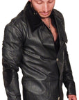 Men's JUNKER DESIGNS - "CAMERON" Custom Lambskin 3/4 Trench Jacket