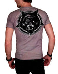 Men's JUNKER DESIGNS - "WOLF" T-Shirt in Gray