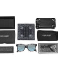 KING BABY - "THE SANTA MONICA" Sunglasses in Grey Tortoise