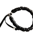 KING BABY - "WRAPPED" Black Leather Bracelet