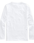 Mack Weldon - Pima Long Sleeve Crew Neck T-Shirt in Bright White