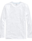 Mack Weldon - Pima Long Sleeve Crew Neck T-Shirt in Bright White
