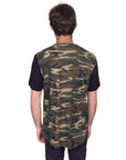 Men's Marcelo Pequeno - "FORT IRWIN" Short Sleeve Crew Neck in Camouflage