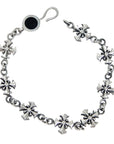 MARCOS - "PATONCE CROSS" Bracelet in Silver