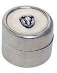 MARCOS - "PILL BOX" with Inlaid EBONY WOOD in Sterling Silver