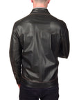 Missani Le Collezioni - "DUO" Reversible Leather Jacket in Brown and Black