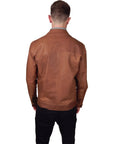 Missani Le Collezioni - "DUO" Reversible Leather Jacket in Brown and Black