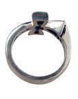MARCOS - "CROSS" Inscribed Sterling Silver Ring