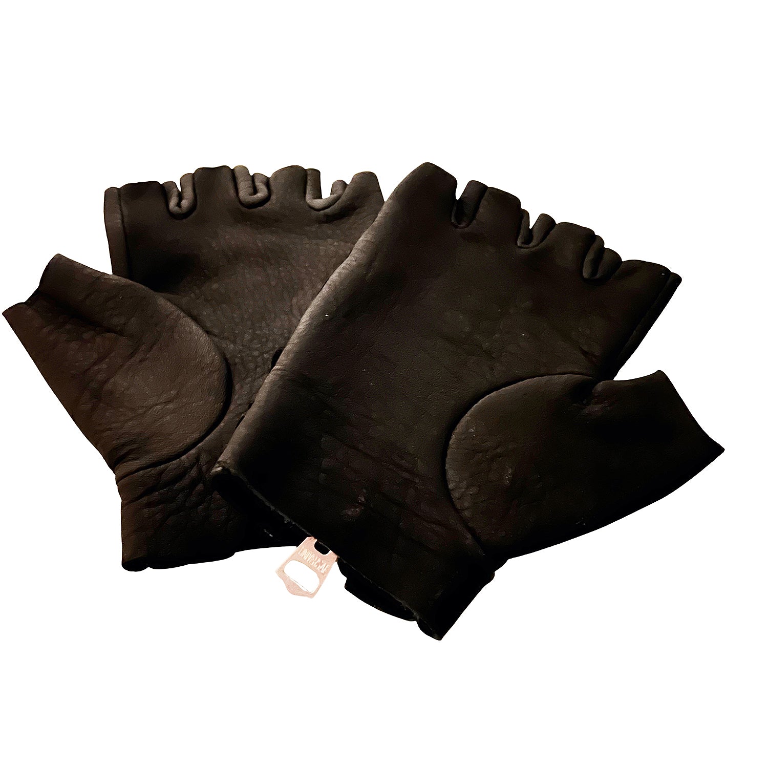 Obelisk - LARUKU Fingerless Leather Gloves Large