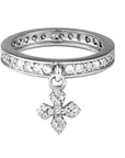 QUEEN BABY - "MB CROSS" Silver and CZ Ring