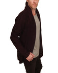 RELIGION - "RANT" Knit Cardigan in Claret