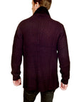 RELIGION - "RANT" Knit Cardigan in Claret