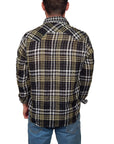 Vintage Laundry - "MICHAEL" Cotton Linen Plaid Shirt