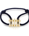 Coco & Om - "ENGLISH COTTAGE FENCE" Bracelet with Enamel Inlay