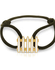 Coco & Om - "ENGLISH COTTAGE FENCE" Bracelet with Enamel Inlay