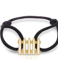 Coco & Om - "ENGLISH COTTAGE FENCE" Bracelet with Enamel Inlay
