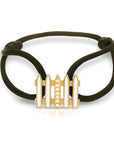 Coco & Om - "ONE MANOR"  14k Yellow Gold and Diamond Bracelet
