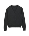 PURE CASHMERE NYC - "V Neck Cardigan" in Graphite