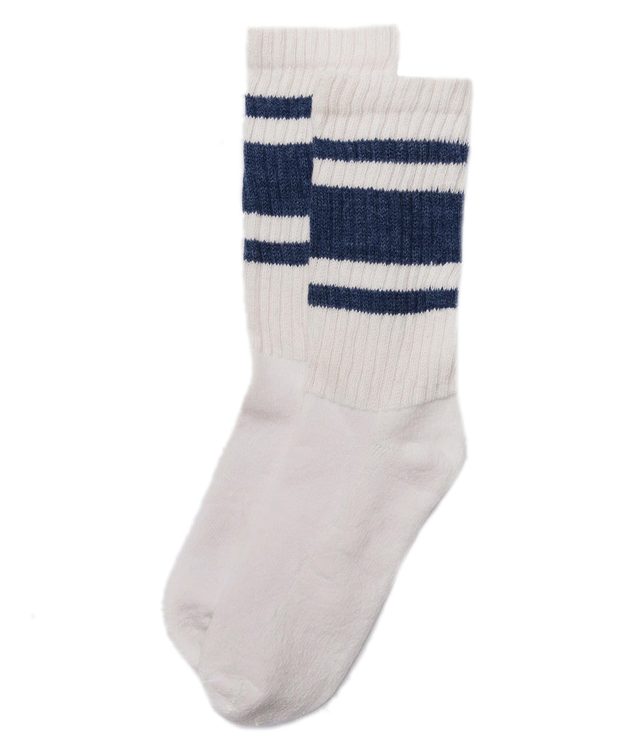 American Trench – The Mono Stripe sock in Denim Heather