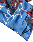 COWBOYS and DEMONS - "SPIDER-MAN ACTION" Scarf with Hand Applied Acrylic Accents