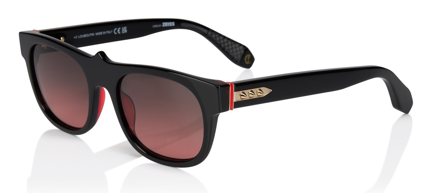 Christian Louboutin - "OUR GEORGES"  Sunglasses in Black &amp; Gradient Lenses- LB0044-05B