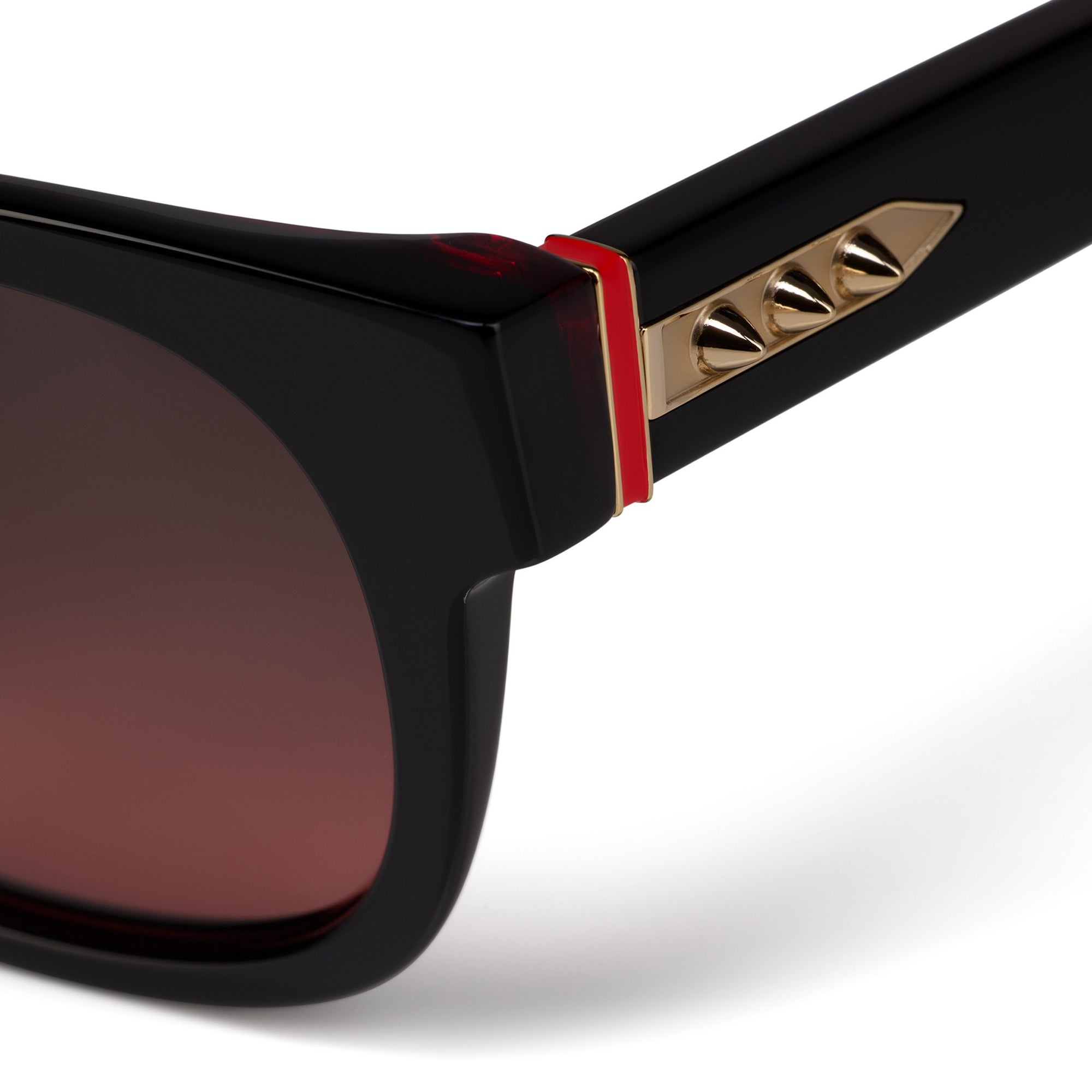 Christian Louboutin - "OUR GEORGES"  Sunglasses in Black &amp; Gradient Lenses- LB0044-05B